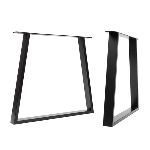Trapezium steel table legs