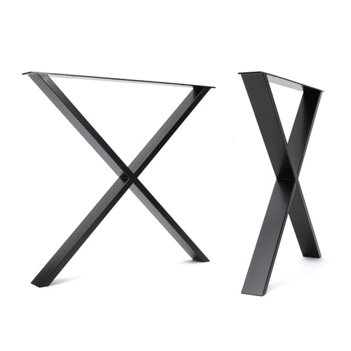 X Frame steel table legs