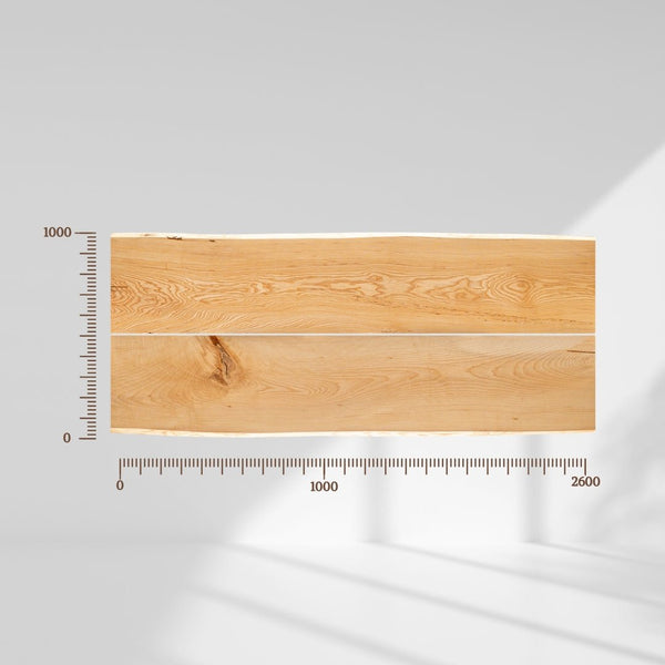 Live Edge Ash Dining Table - 260 cm | 3927
