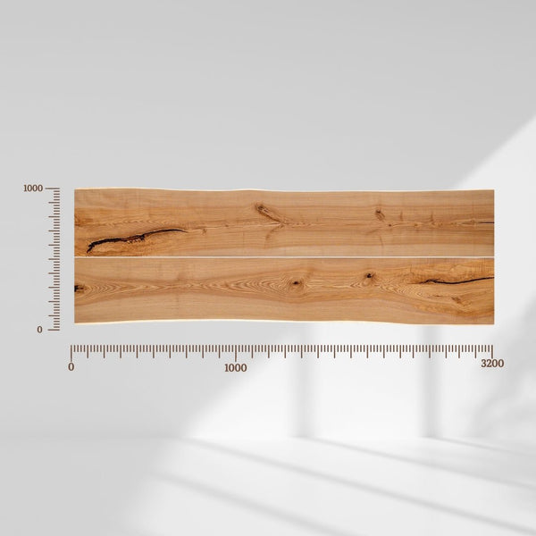 Live Edge Ash Dining Table - 320 cm | 4405