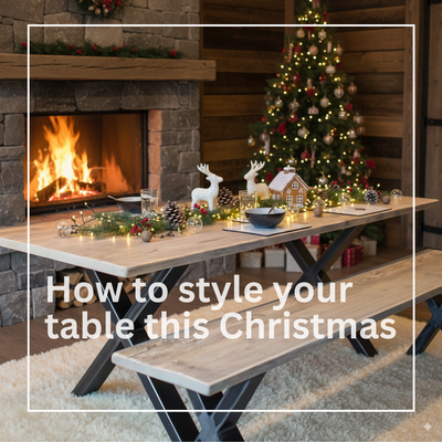 How to Style Your Dream Rustic Dining Table for Christmas