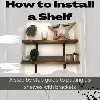 How to Install a Shelf with Brackets