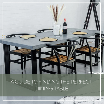A guide to finding the perfect dining table