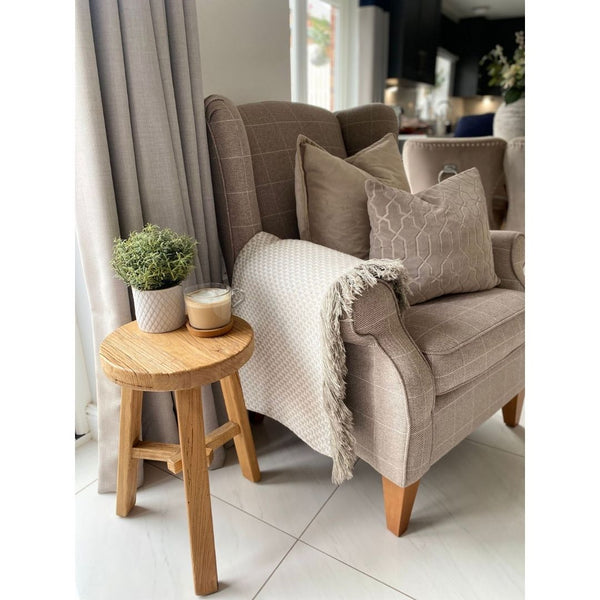 Old Barn Round Stool - 