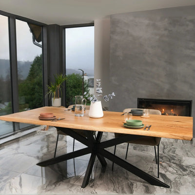 Live Edge Oak Dining Table - 180 cm | Unique 4418
