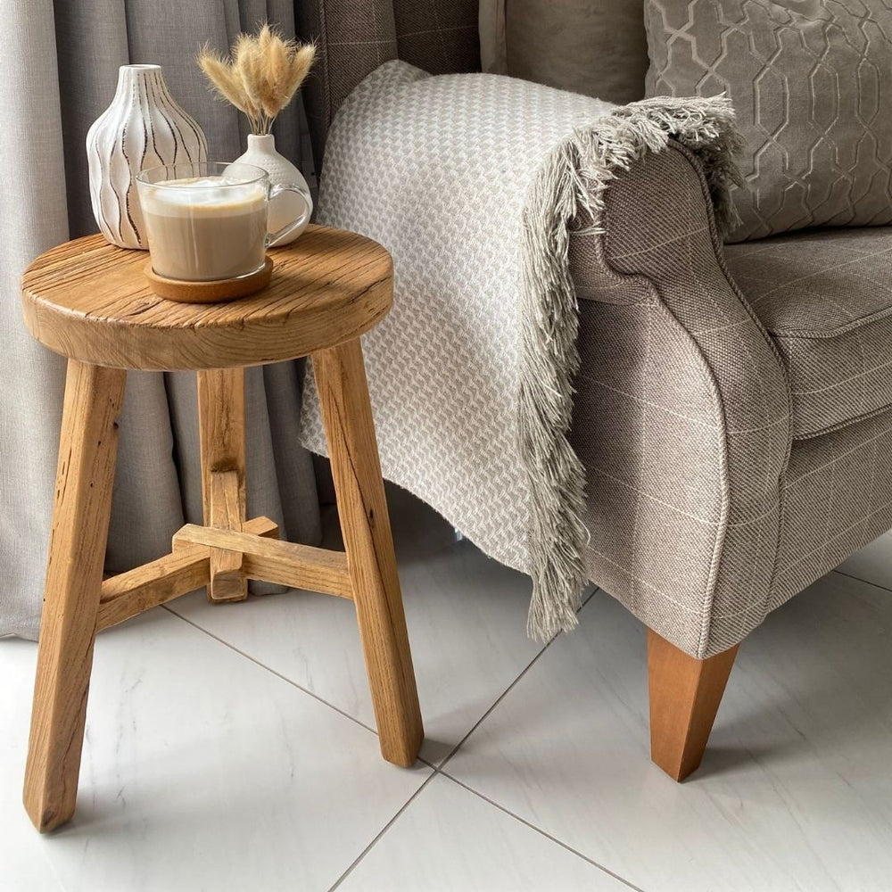 Vintage Farmhouse Stool, Antique on sale Stool, Wood Stool, Farmhouse, Small Stool, Old Stool, Farm, Cows, Entryway, Kitchen