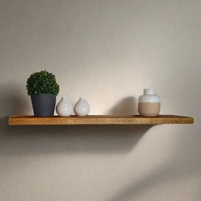 Rustic Shelf 38mm with Floating Brackets
