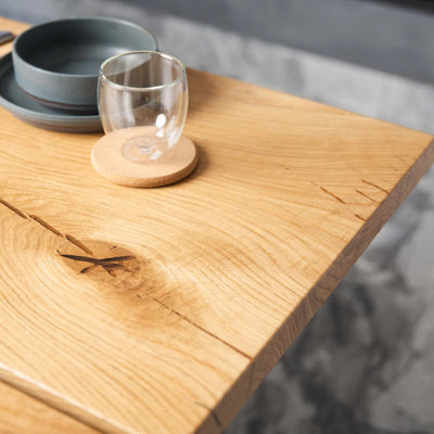 Live Edge Oak Dining Table - 180 cm | Unique 4418