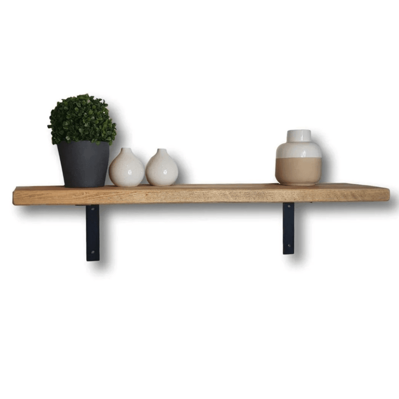 Non-lipped shelf bracket