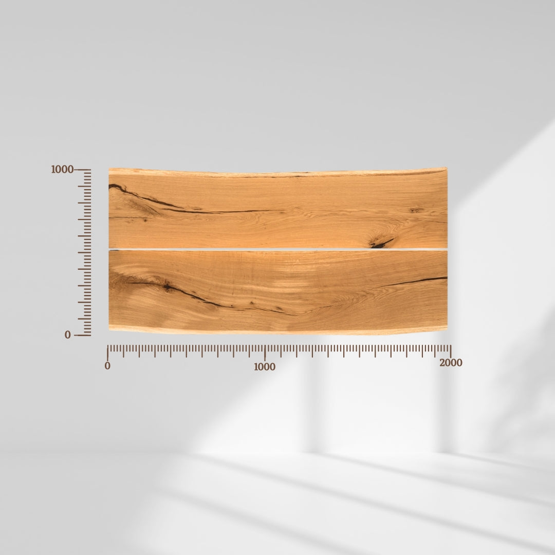 Oak Dining Table - 200 cm | 0034 - Acumen Collection