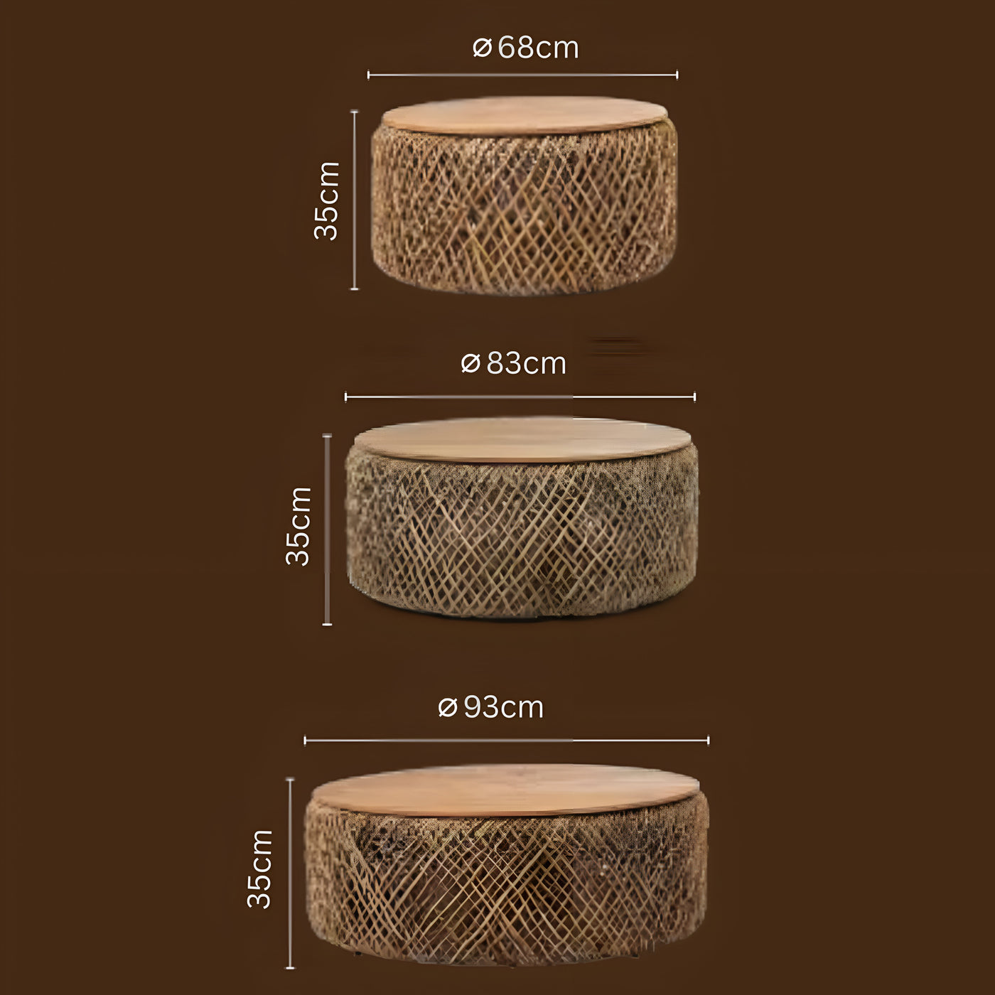 Knut Abaca Coffee Table