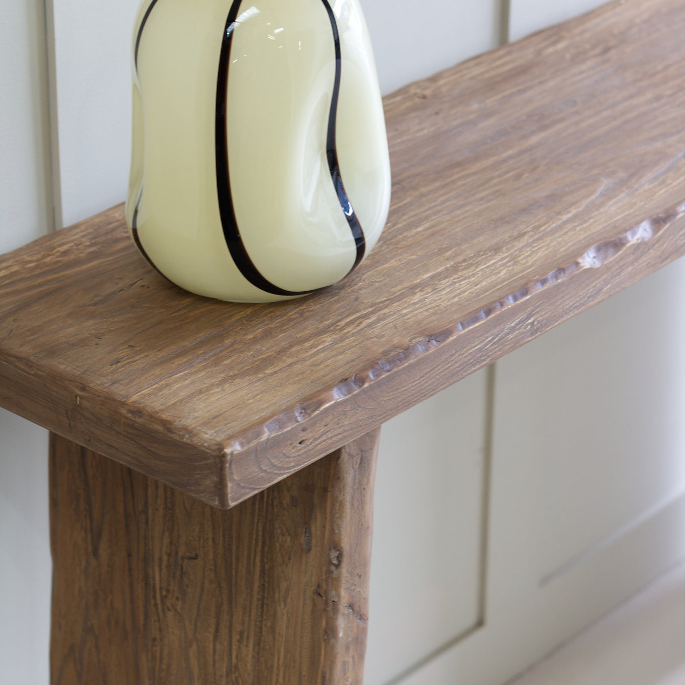 Reclaimed Elm Console Table - Natural