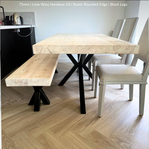 Grisedale Rustic Dining Table - Spider Leg