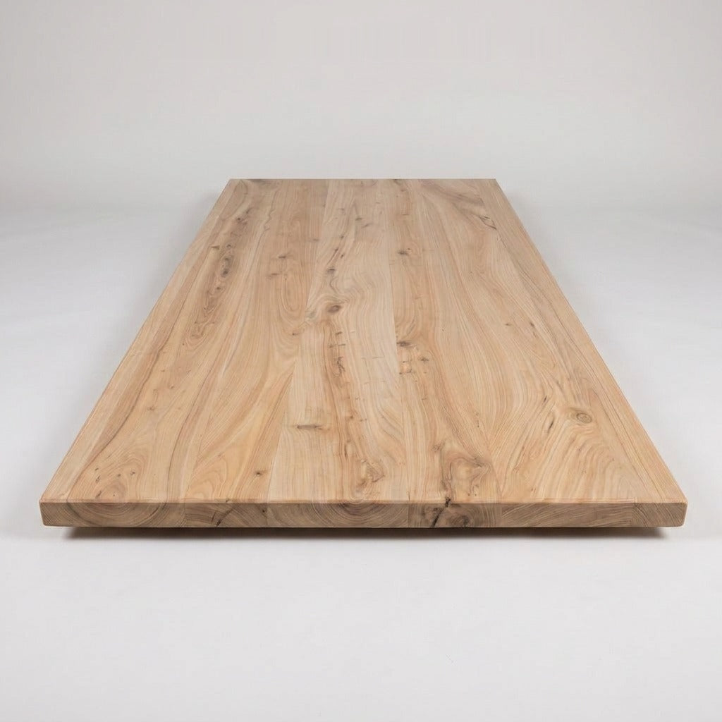 Modern Planed Reclaimed Elm Table Top