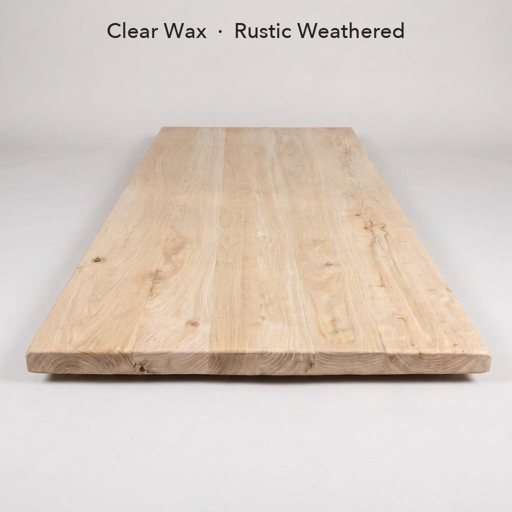 Rustic Reclaimed Elm Table Top