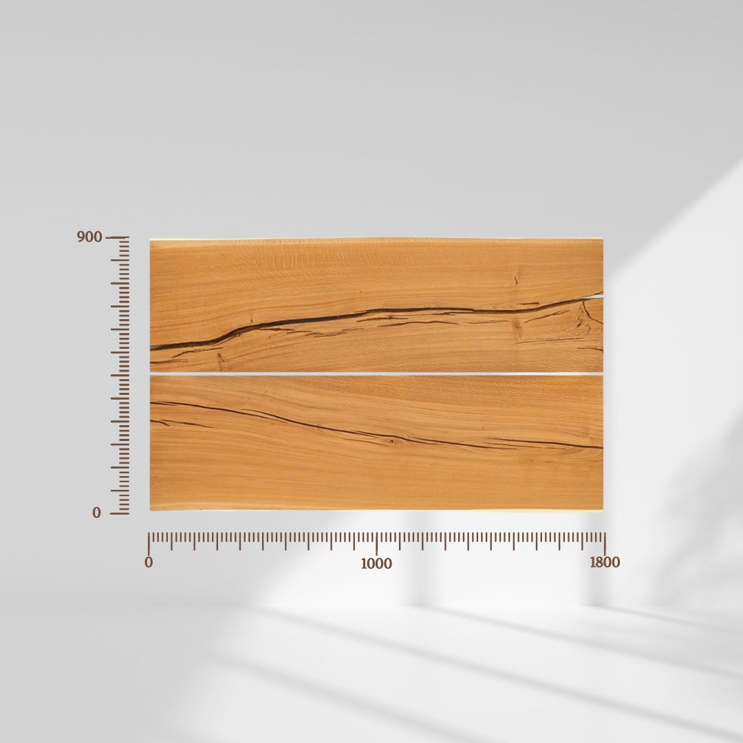 Live Edge Oak Dining Table - 180 cm | Unique 4418