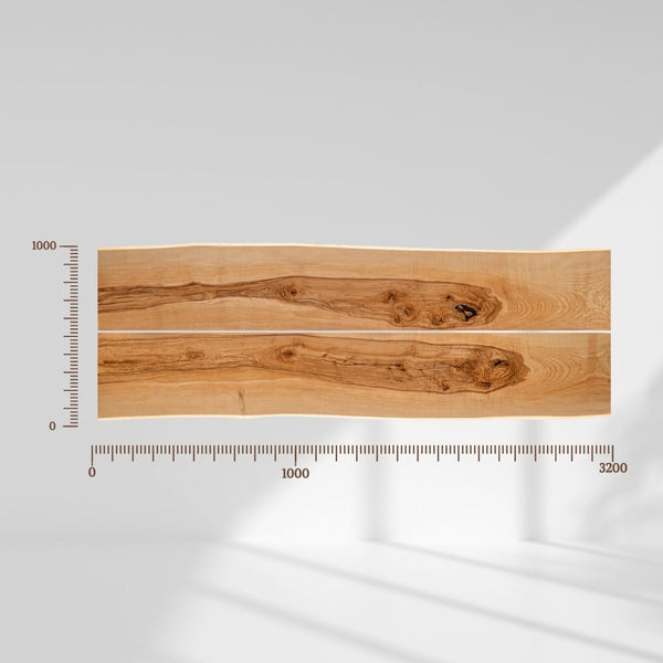 Live Edge Ash Dining Table - 320 cm | 4414