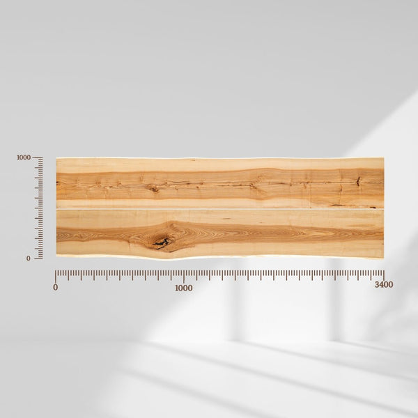 Live Edge Ash Dining Table - 340 cm | 4406