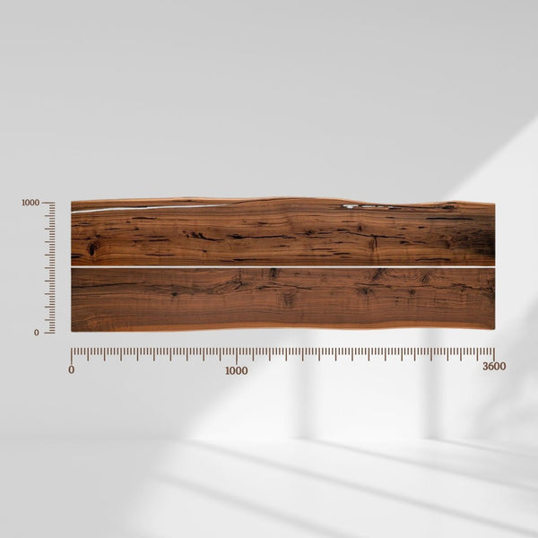 Live Edge Walnut Dining Table - 360 cm | 3767