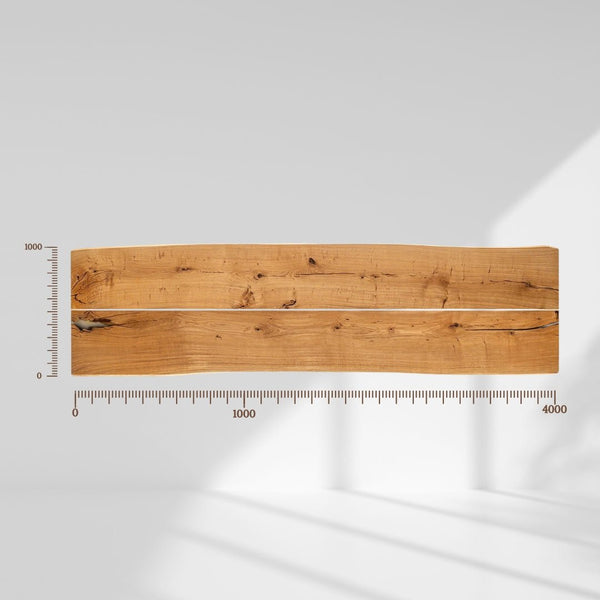 Live Edge Oak Dining Table - 400 cm | 4389