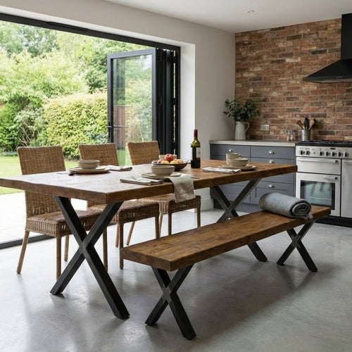 Rustic dining tables
