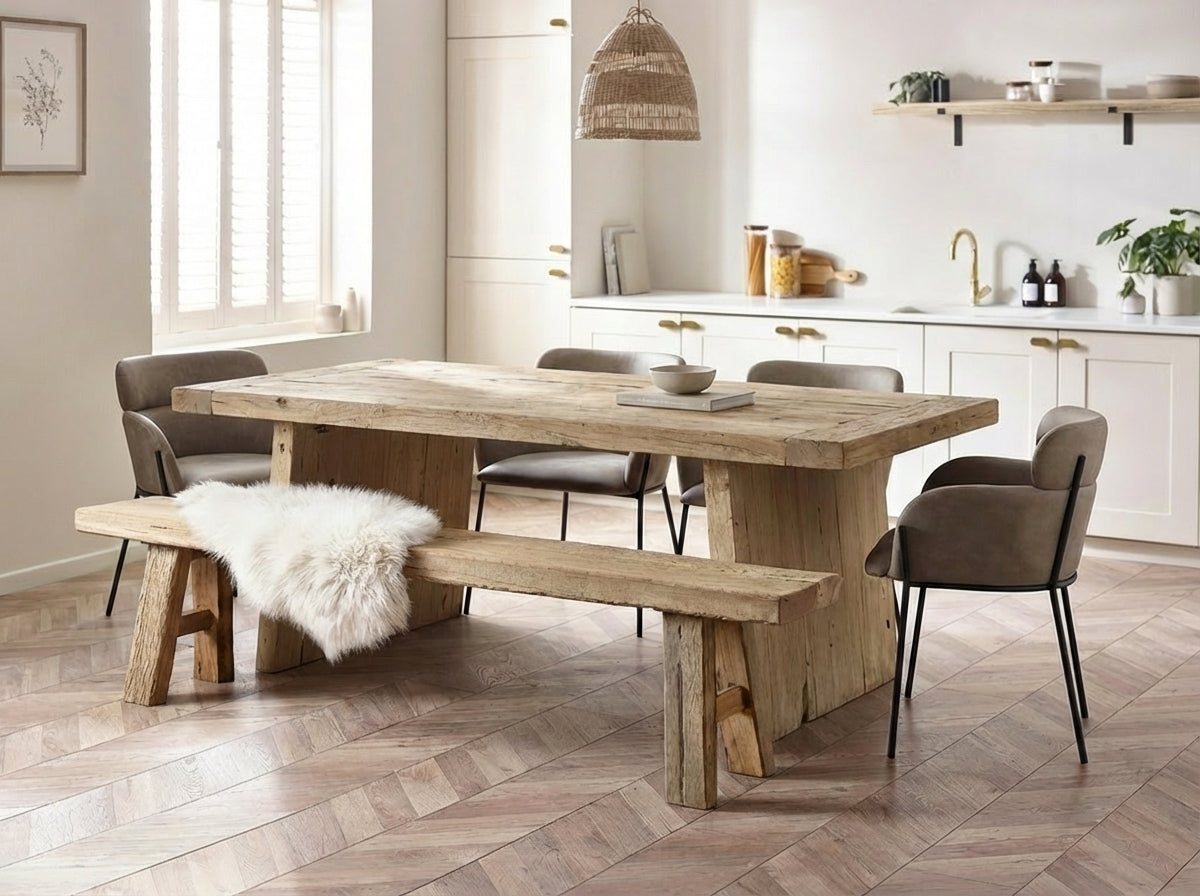 Reclaimed elm tables