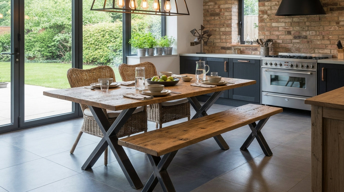 An Acumen dining table in a real Cumbrian home.