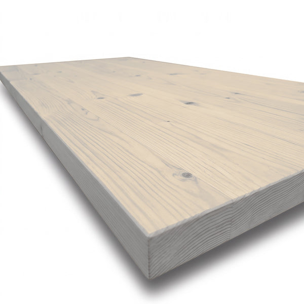 Modern Planed pine table top – Clear Wax