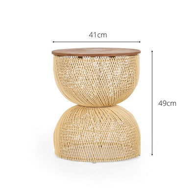 Wave Side table - Natural