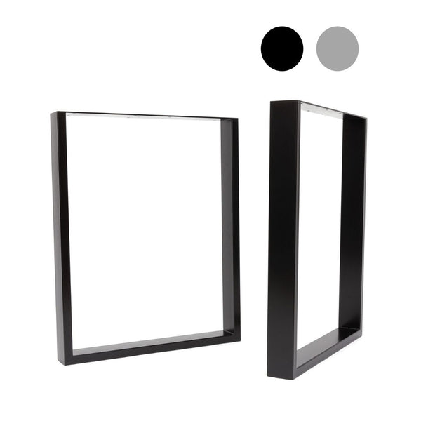 Square Industrial Legs - TABLE/DESK (H71CM X W58CM) - 
