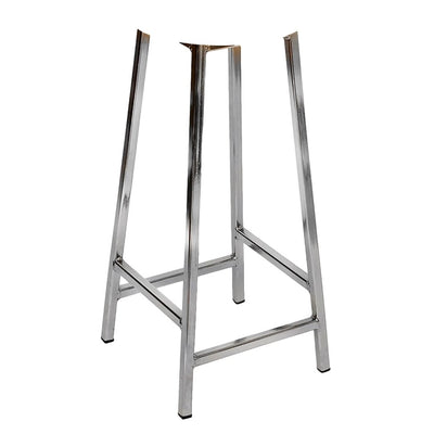 Industrial Bar Stool - 70mm Thick Leather Seat