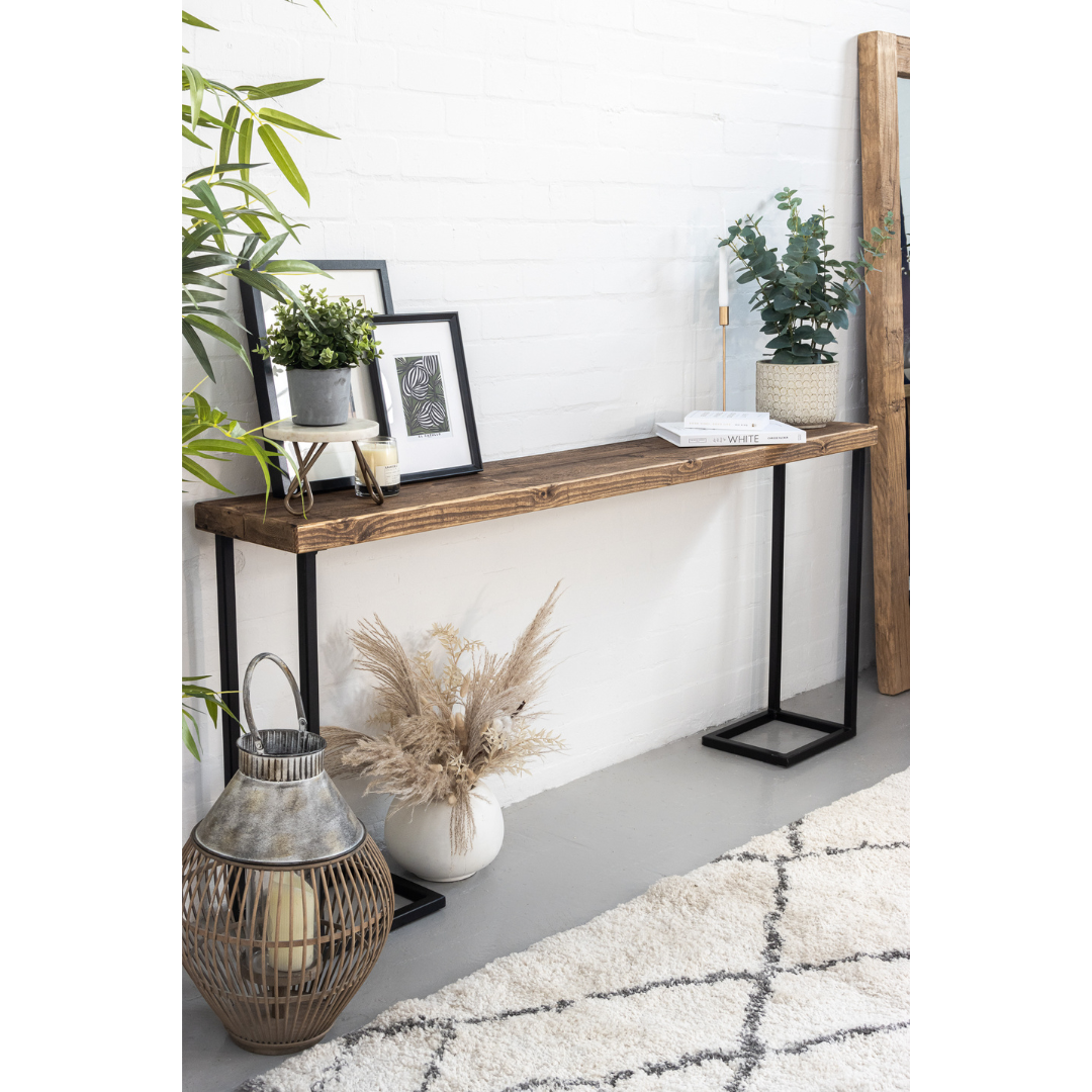 Console table with bench sale