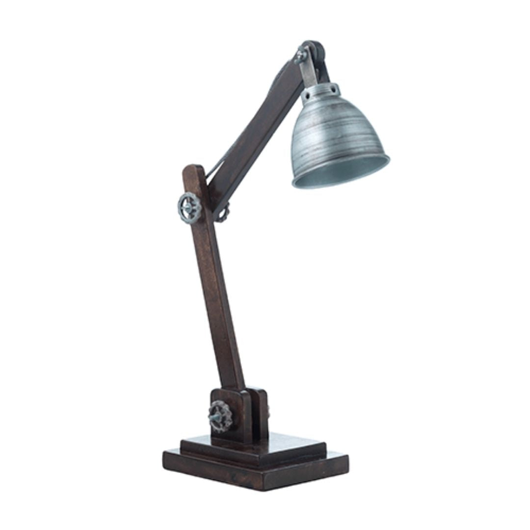 Madrid Desk Lamp | Black | Copper | Raw