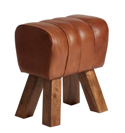 Lima Mini Gym Bench - Rose Brown Buffalo Leather (4501964455991)