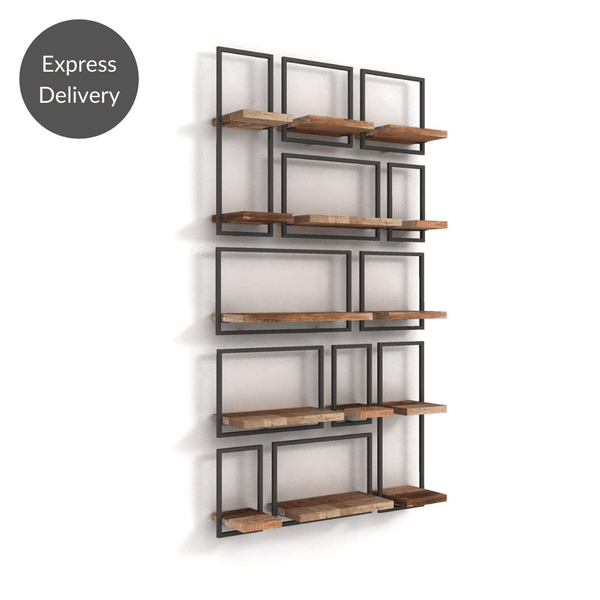 Shelfmate Composition 3 - Skyscraper - Smooth Teak PC - 