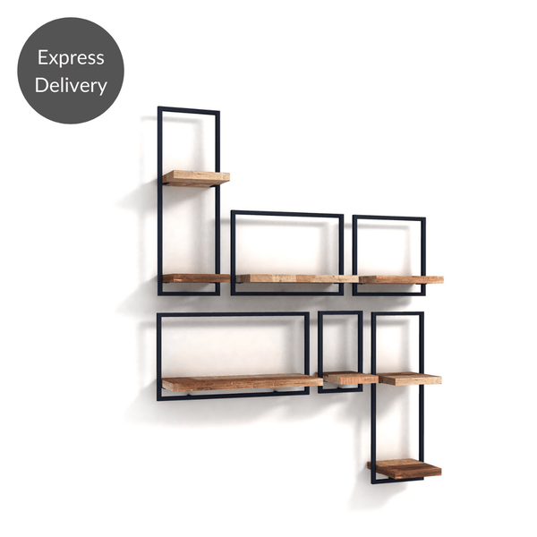 Shelfmate Composition 26 - Zig - Zag Puzzle - Smooth Teak PC - 