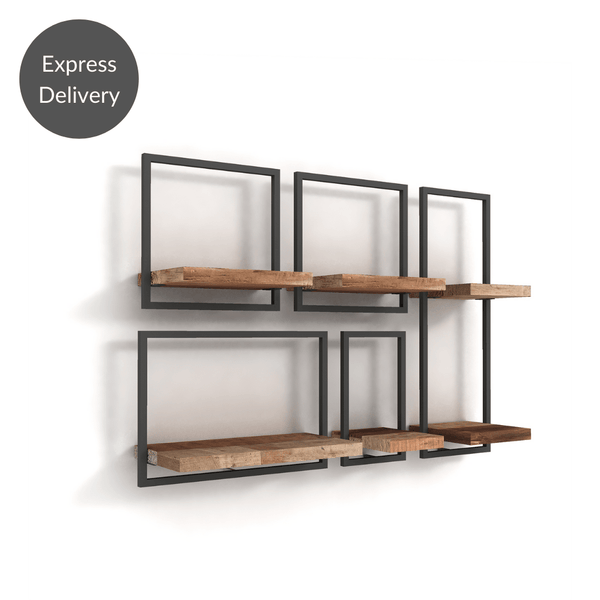 Shelfmate Composition 14 - Dominos - Smooth Teak PC - 