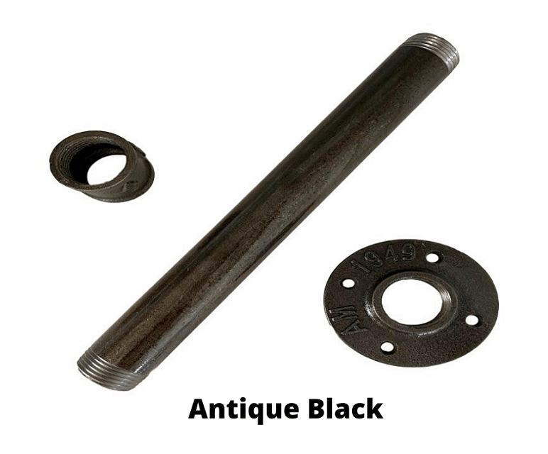 Antique Black Stainless Steel finish