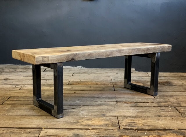 The Reclaimed Rustic Artisan Bench - 65MM Solid Pine (4467025641527)