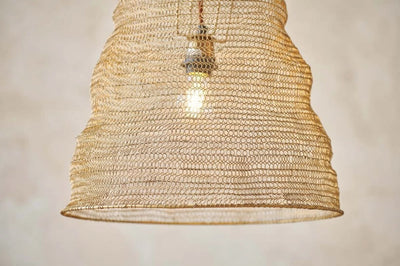 Jatani Wire Lampshade - Antique Brass