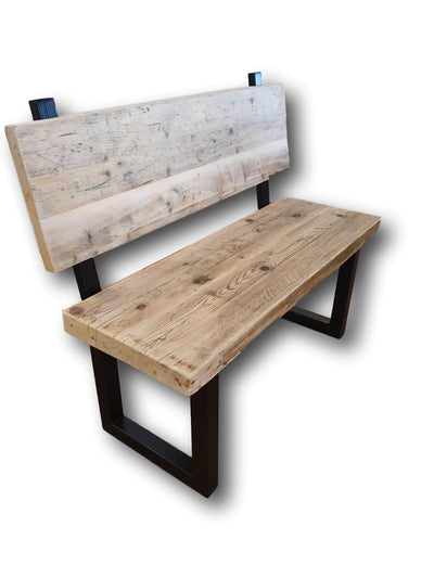 The 65mm Reclaimed Rustic Weathered Table - Wax Finish (4453882724407)