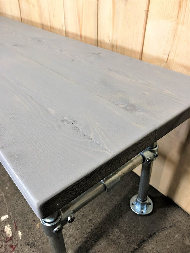 Industrial Scaffold Pipe Bench with Shoe Storage - Acumen Collection (3819400429632)