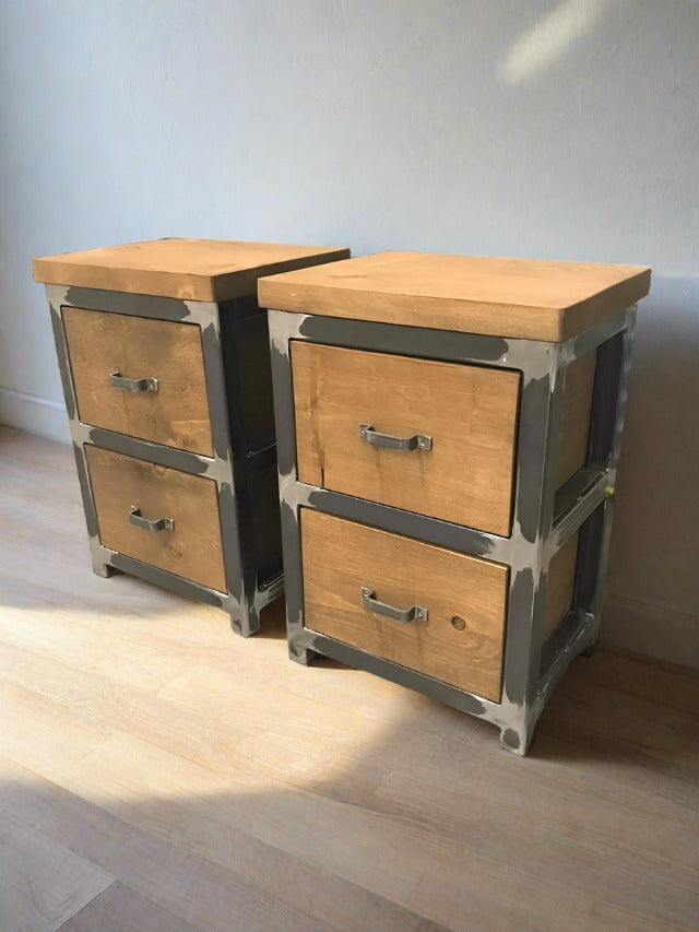The Urban Industrial Bedside Tables - Acumen Collection (3793187471424)