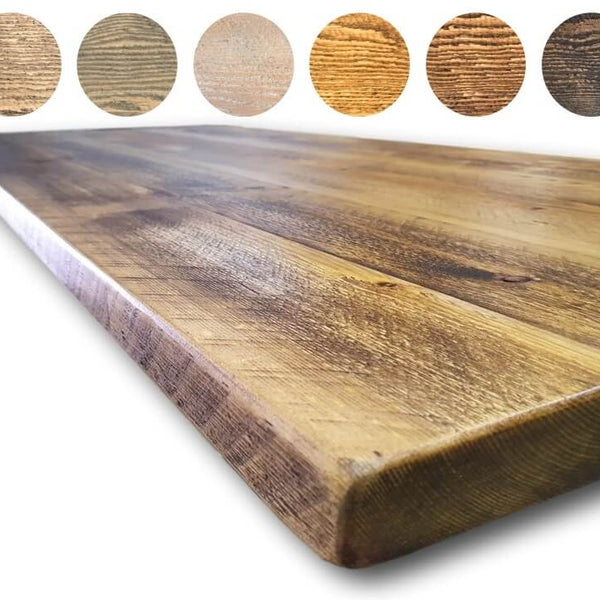 Reclaimed Rustic Weathered Desk Top - 90cm - 44cm