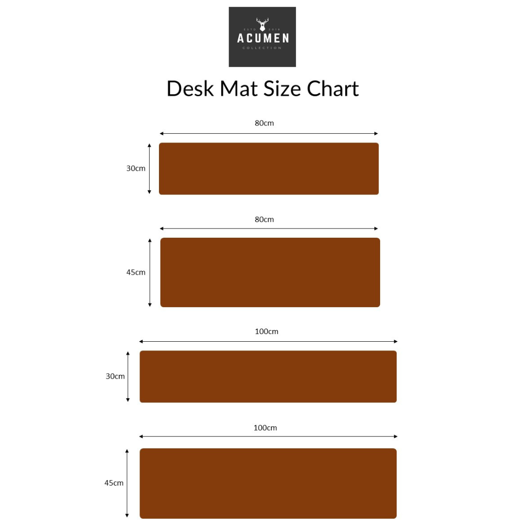 Leather Desk Mat | outlet Deep Tan