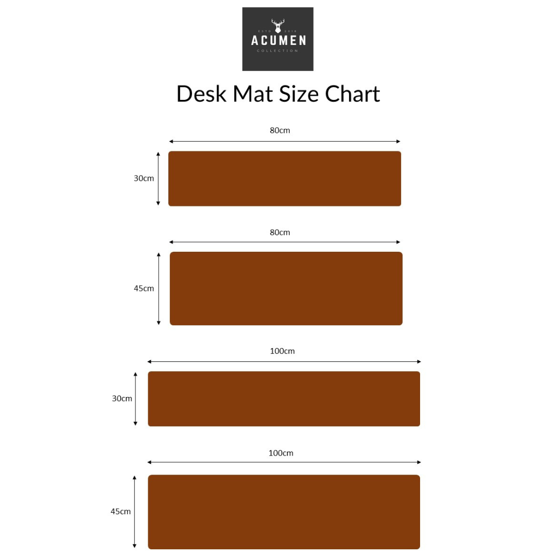 Leather Desk Mat - Tan