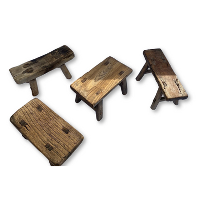 Miniature Wooden Step Stool (10-15cm)