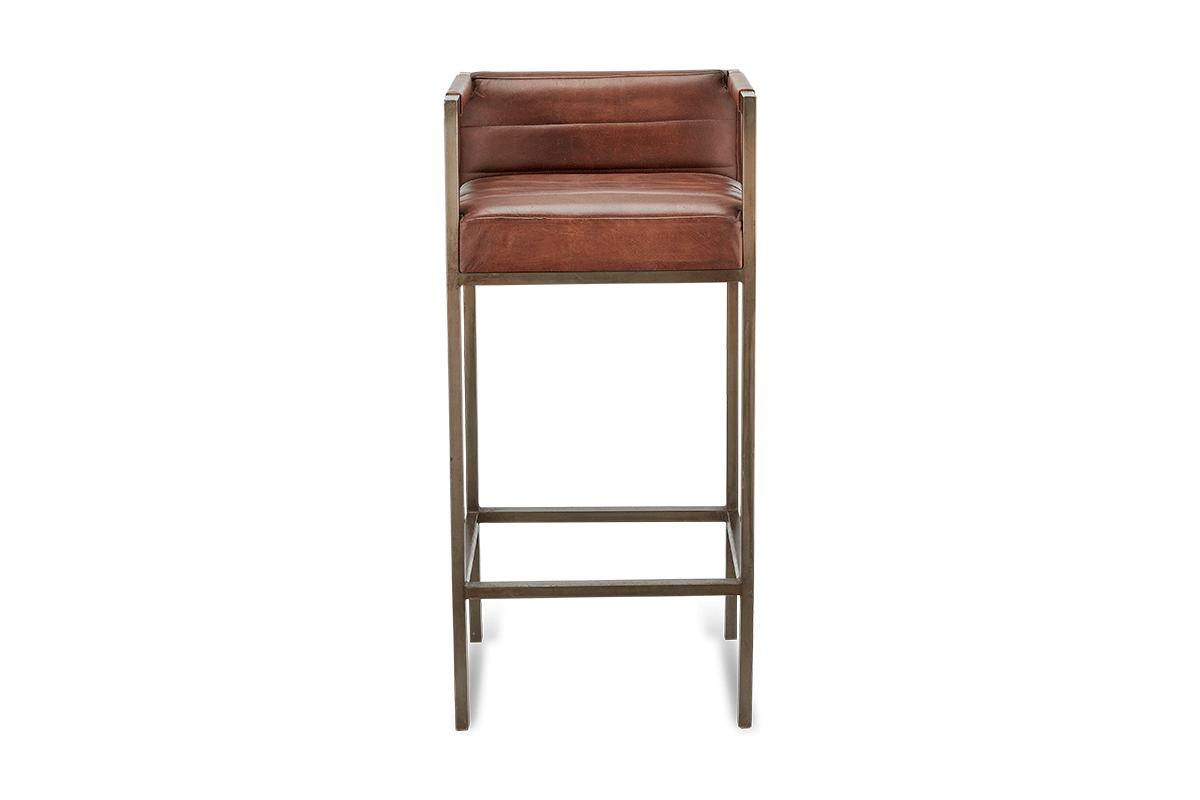 Wamma Leather Bar Chair